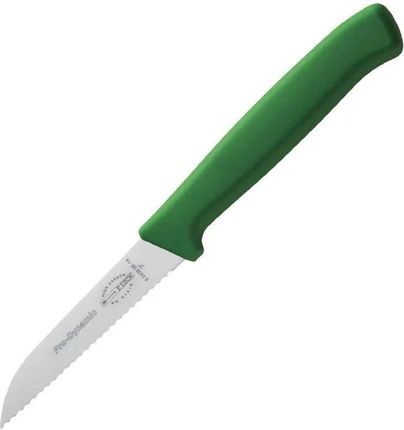 Dick Nóż Do Jarzyn 75 Mm, Pro Dynamic Haccp Z Ząbkowanym Ostrzem Zielony (DL364)
