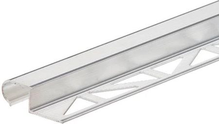 Profil schodowy owalny aluminium naturalne CEZAR 2,5m Srebrny