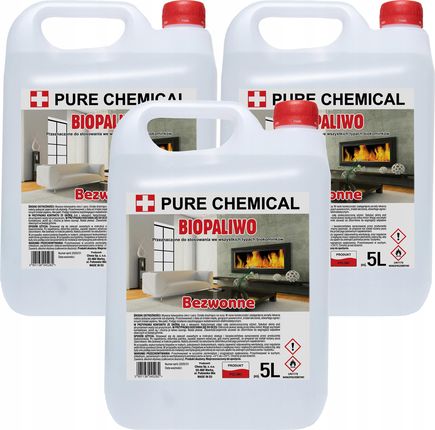 Pure Chemical Biopaliwo Do Kominka Atest 15L