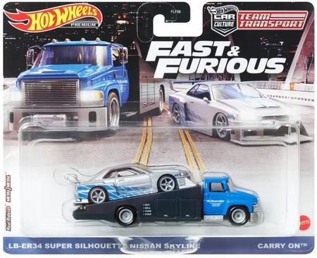 ミニカー Hotwheels FAST&FURIOUS TEAM TRANSPORT Hot Wheels Premium Team Transport F&f Nissan Skyline FLF56