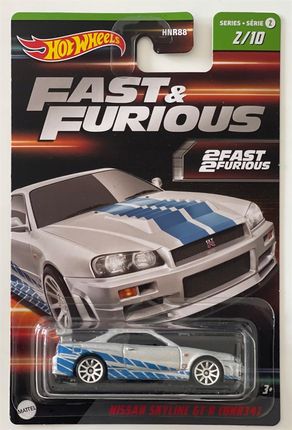 ミニカー Hotwheels fast&furious s2000 GT-R R34 HOT WHEELS NISSAN SKYLINE R34 FAST FURIOUS RETRO E • Cena
