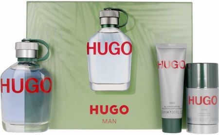 Hugo Boss Hugo Man zestaw woda toaletowa 125 ml + dezodorant sztyft  75 ml + żel pod prysznic 50 ml