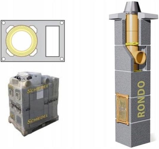 System Kominkowy Schiedel Rondo 200 W 6m Opinie I Ceny Na Ceneo Pl