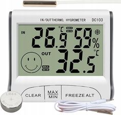 DOMOWA STACJA POGODOWA POGODY CZUJNIKI TERMOMETR