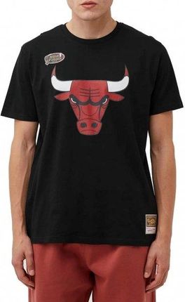 Mitchell &amp; Ness t-shirt NBA Chicago Bulls Team Logo Tee BMTRINTL1051-CBUBLCK