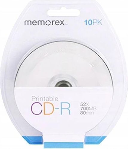 Nośnik danych Memorex Ink Jet Printable Surface CD-R (32024724 ...