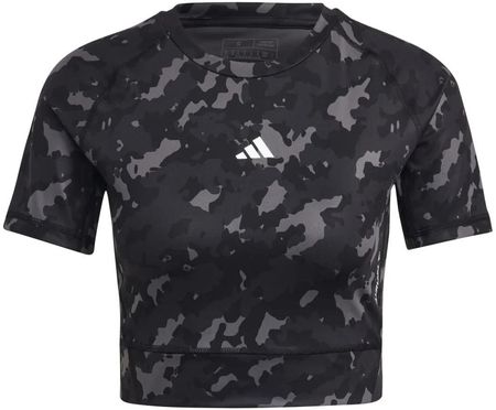 Damska Koszulka z krótkim rękawem Adidas TF Print Cro T Ic8052 – Czarny