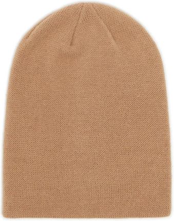 Cropp - Beżowa czapka basic beanie - Beżowy