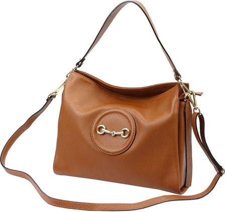 Damska Torebka Skórzana Luka 20-043 DOLLARO ciemny camel (cognac) - zdjęcie 2
