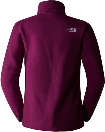 Damski Polar The North Face W 100 Glacier FZ - EU Nf0A855Oi0H1 – Bordowy - zdjęcie 2