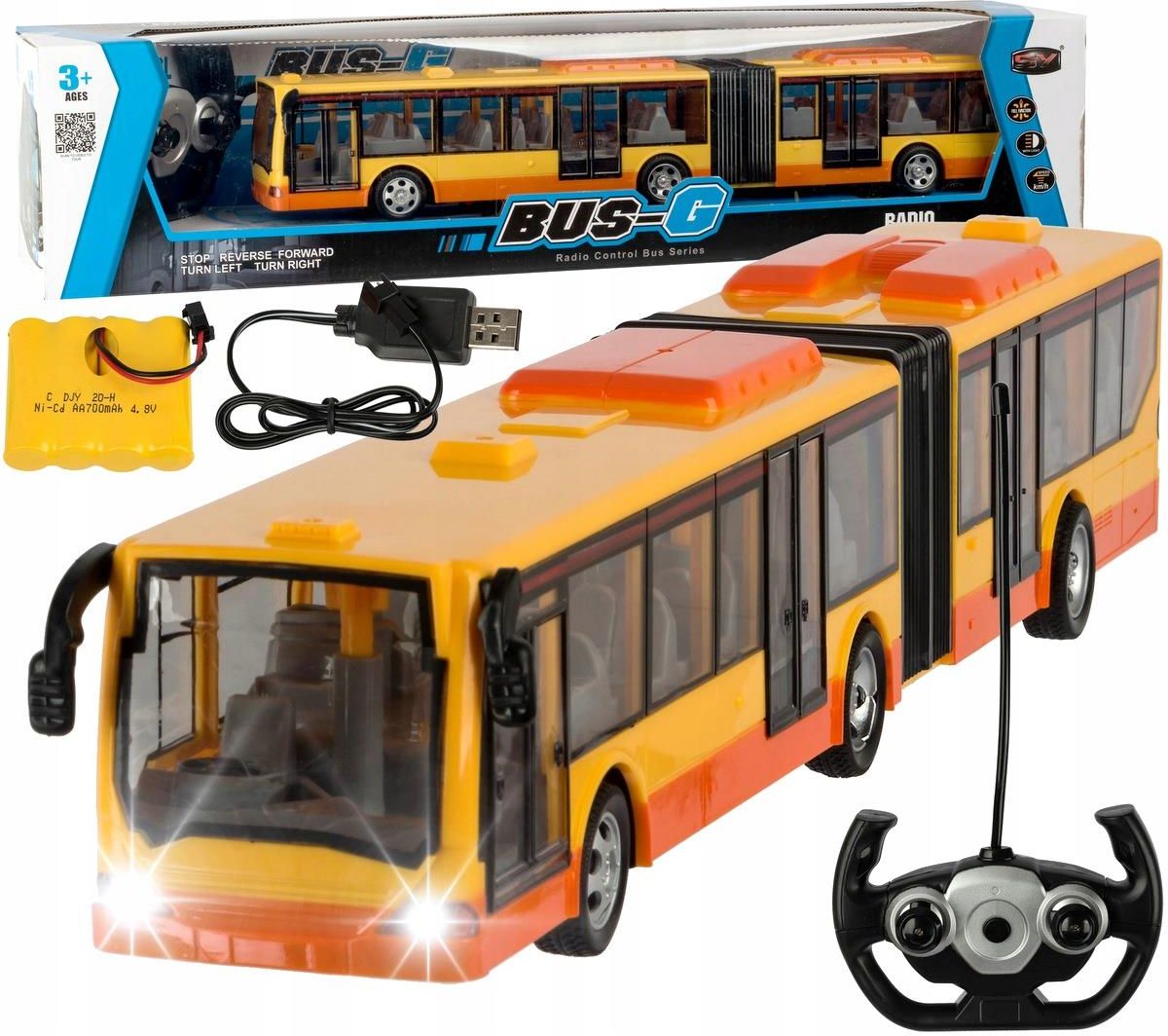 Madej Autobus Przegubowy Miejski Rc Sterowany Led Akumul - Ceny i ...