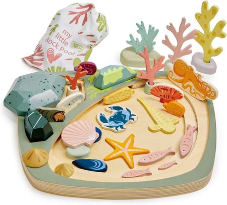 Tender Leaf Toys Kreatywny Zestaw Z Drewnianymi Elementami Ocean