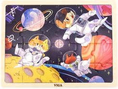 Zdjęcie Viga 44646 Puzzle Na Podkładce 24 Elementy Kosmos - Oleszyce