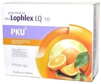 PKU Lophlex LQ płyn o smaku pomarańczowym w woreczkach, 60 x 62,5 ml