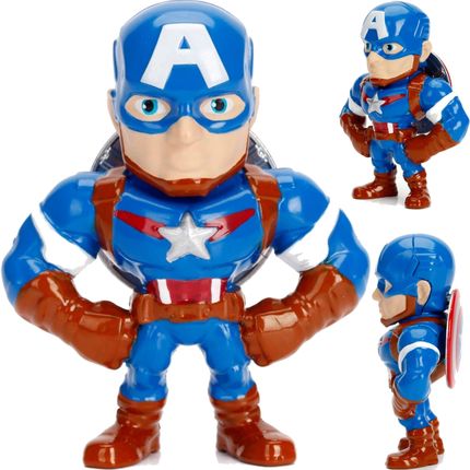 Jada Toys Marvel Figurka Kolekcjonerska Kapitan Ameryka Metalfigs Avengers