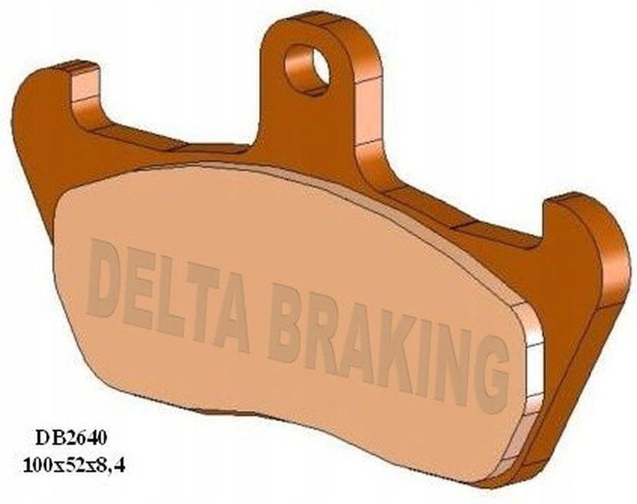 Części motocyklowe Delta Braking Klocki Hamulcowe Kh163 Db2640 RdN3