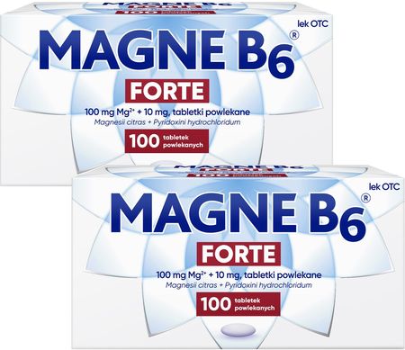 Magne B6 Forte 2 x 100 tabletek