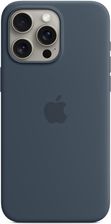 Apple Silikonowe Etui Z Magsafe Iphone 15 Pro Max Błękit