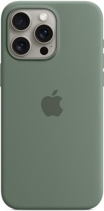Apple Silikonowe Etui Z Magsafe Iphone 15 Pro Max Cyprysowy