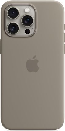 Apple Silikonowe Etui Z Magsafe Iphone 15 Pro Max Popielaty