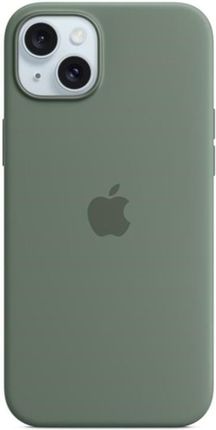 Apple Silikonowe Etui Magsafe Iphone 15 Plus Cyprysowy
