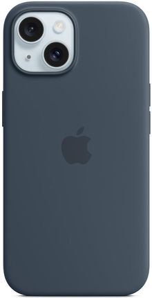 Apple Silikonowe Etui Magsafe Iphone 15 Błękit