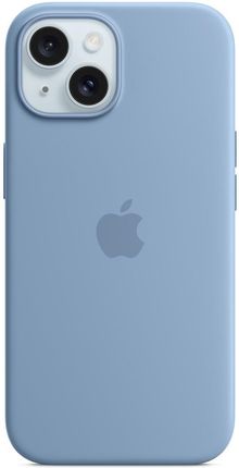 Apple Silikonowe Etui Magsafe Iphone 15 Zim. Błękit
