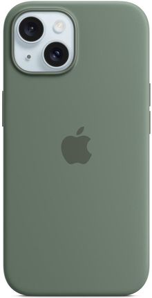 Apple Silikonowe Etui Magsafe Iphone 15 Cyprysowy