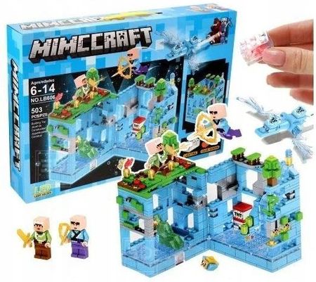 B.Toys Klocki Minecraft Lodowa Jaskinia Figurki 503szt.