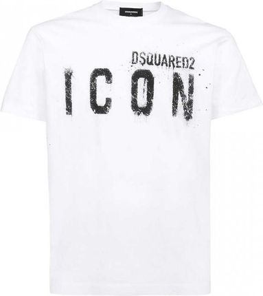DSQUARED2 włoski t-shirt koszulka ICON WHITE