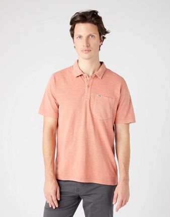 WRANGLER OVERDYE POLO ETRUSCAN RED W7H5EIR11