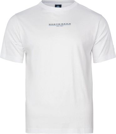 Męska Koszulka z krótkim rękawem North Sails SS T-Shirt With Graphic 692839-0101 – Biały