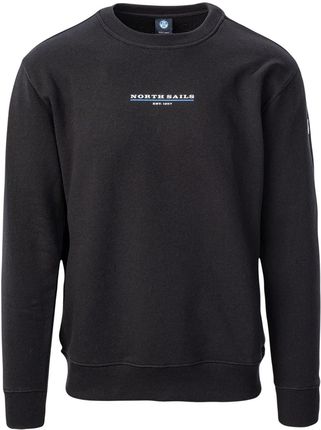 Męska Bluza North Sails Crewneck Sweatshirt With Graphic 691069-0999 – Czarny