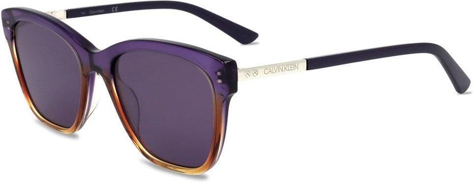 Okulary Przeciwsłoneczne Marki Calvin Klein Model Ck19524s Kolor Fioletowy Akcesoria Damskie 8662