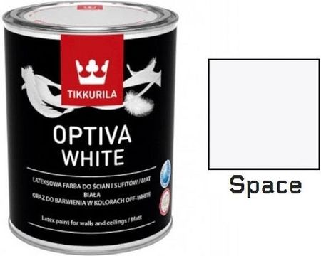 Tikkurila Optiva White 0,9L kolor Space