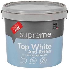 Zdjęcie Kabe Farba Top White Anti Reflex Biała 3L - Brwinów