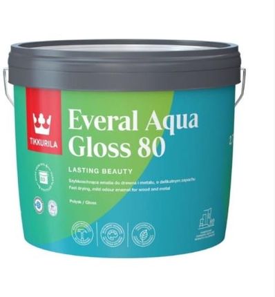 Tikkurila Everal Aqua Gloss 80 Baza C 0,9L