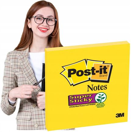 Post-It Memo Karteczki Do Przyklejania Żółte Wytrzymałe
