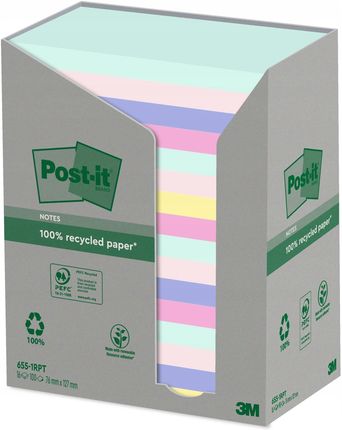 Post-It Recycled Karteczki Samoprzylepne 16X100Szt