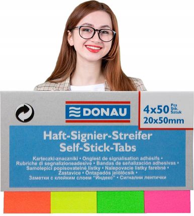 Donau Karteczki Kolorowe Znaczniki Do Dokumentów