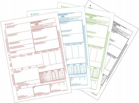 Cmr List Przewozowy 100 Kartek 4 Odc. 25 Kpl - zdjęcie 2