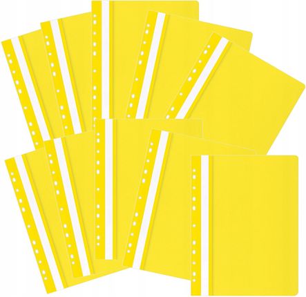 Office Products Skoroszyt Plastikowy Wpinany A4 Żółty 20Szt