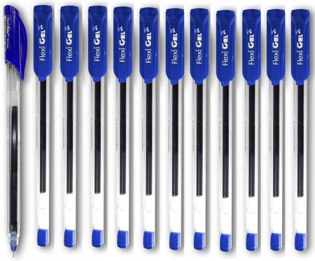 Penmate Długopis Flexi Żelowy 0,6 Niebieski 12 Szt