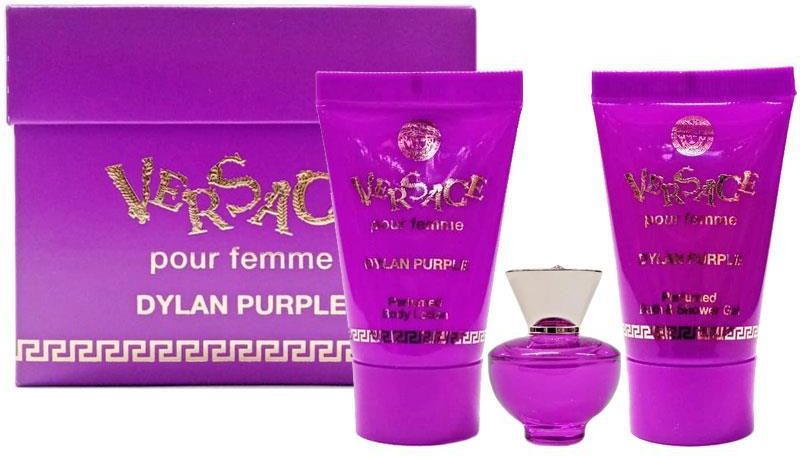 VERSACE POUR FEMME DYLAN PURPLE ZESTAW EDP 5ML + BALSAM 25ML