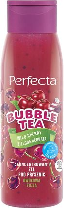 Perfecta Bubble Tea Skoncentrowany żel pod prysznic Wild Cherry+Zielona Herbata