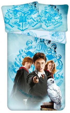 Pościel Dziecięca Harry Potter Niebieska Jerry Fabrics Rozmiar 140X200Cm