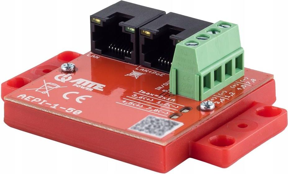 Atte adapter poe passive gigabit aepi 1 50 akcesoria do monitoringu