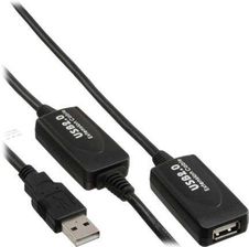 InLine USB 2.0 Aktiv-Verlngerung, mit Signalverstrkung ''Repeater'' (34613I)