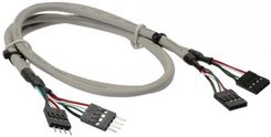 InLine USB 2.0 Verlngerung, intern, 2x 4pol Pfostenstecker auf Pfost (33440J)