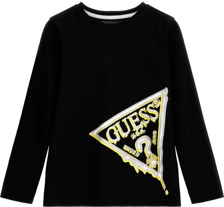 Dziecięca Koszulka z długim rękawem Guess LS T-Shirt L3Bi26I3Z14-Jblk – Czarny